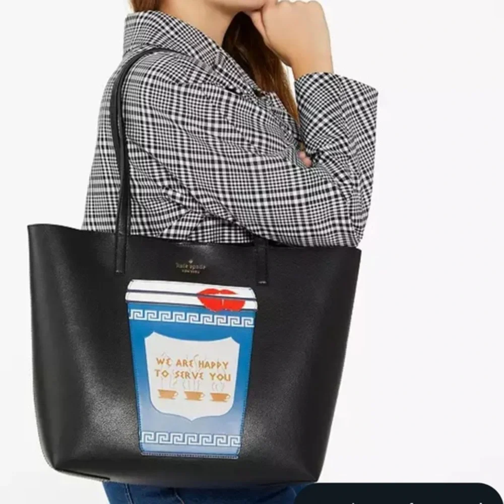 Kate spade New York coffee Break tote bag large